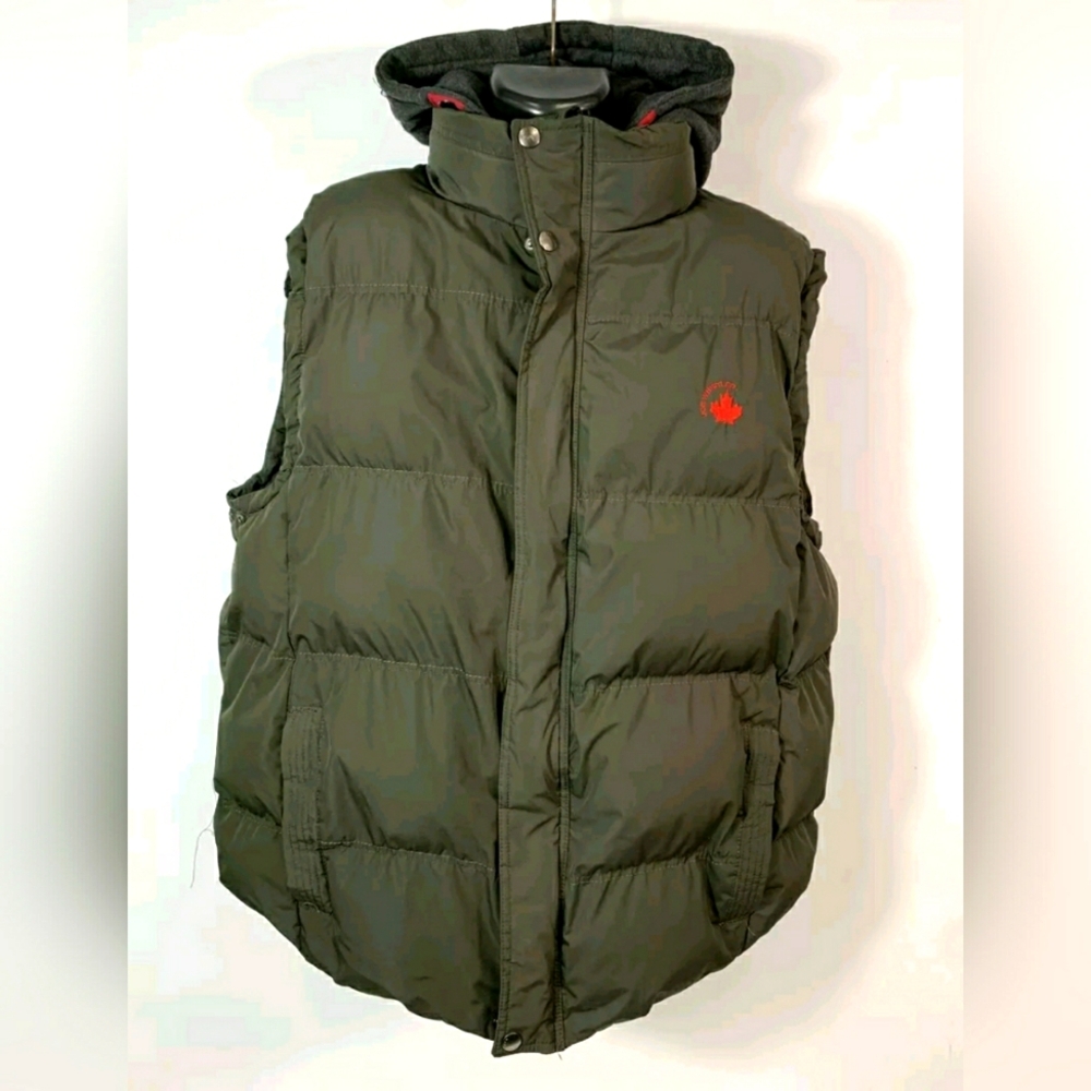 NEW J. WHISTLER Gray Down Poly Blend Jacket Puffer Quilted Vest Men - Size 5XL